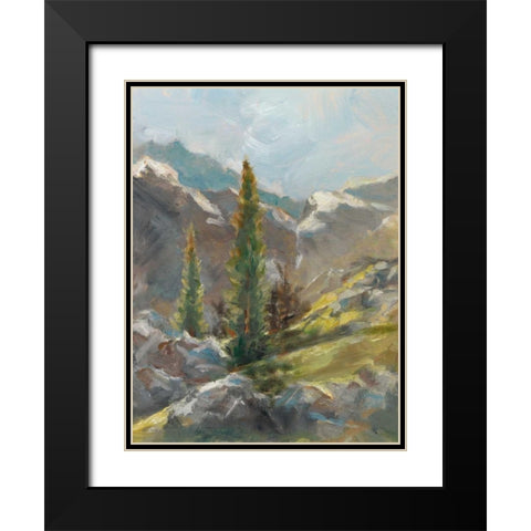 Rocky Hillside I Black Modern Wood Framed Art Print with Double Matting by Harper, Ethan