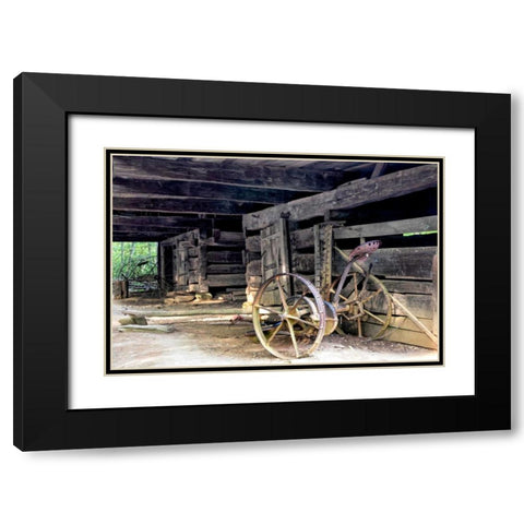 Yesteryear Black Modern Wood Framed Art Print with Double Matting by Head, Danny