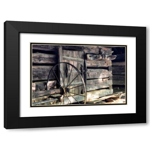 The Yolk Black Modern Wood Framed Art Print with Double Matting by Head, Danny