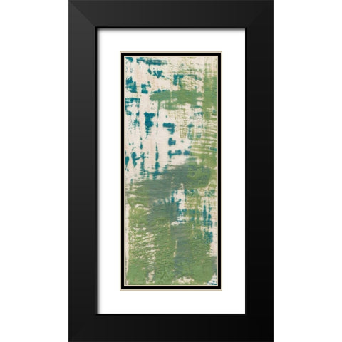 Cool Blue I Black Modern Wood Framed Art Print with Double Matting by Goldberger, Jennifer