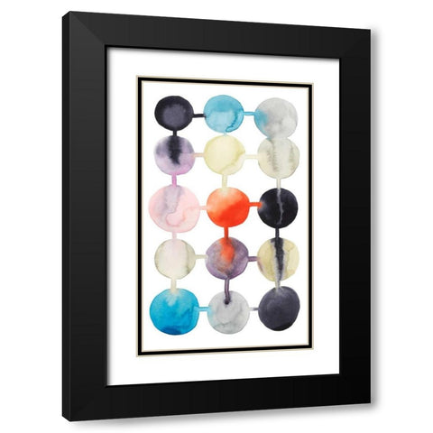 Connect the Dots II Black Modern Wood Framed Art Print with Double Matting by Popp, Grace