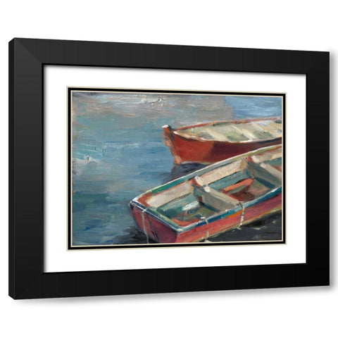 By the Lake I Black Modern Wood Framed Art Print with Double Matting by Harper, Ethan