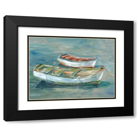 By the Shore II Black Modern Wood Framed Art Print with Double Matting by Harper, Ethan