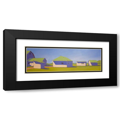 Sunny Outlook Black Modern Wood Framed Art Print with Double Matting by Young, Carol