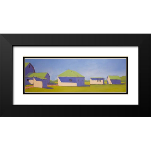 Sunny Outlook Black Modern Wood Framed Art Print with Double Matting by Young, Carol