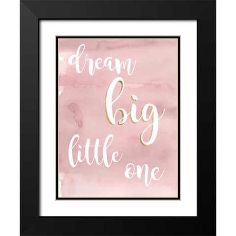 Baby Girl IV Black Modern Wood Framed Art Print with Double Matting by Studio W