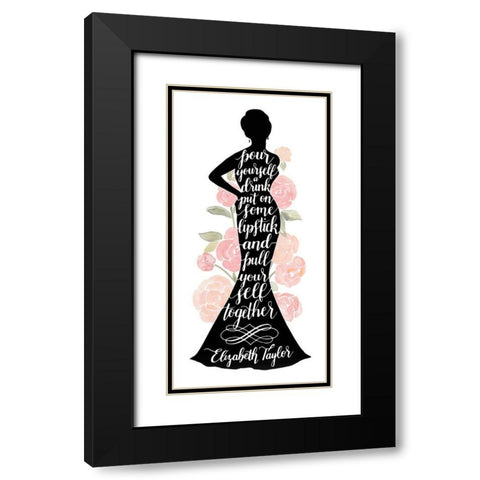 Iconic Woman II Black Modern Wood Framed Art Print with Double Matting by Popp, Grace