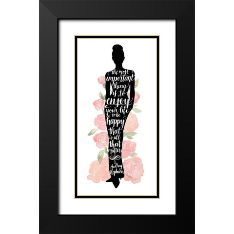 Iconic Woman III Black Modern Wood Framed Art Print with Double Matting by Popp, Grace
