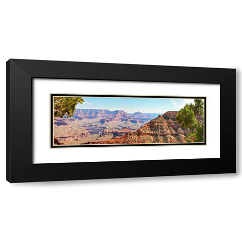 Grand Canyon Panorama IV Black Modern Wood Framed Art Print with Double Matting by Coomes, Sylvia