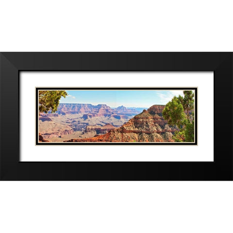 Grand Canyon Panorama IV Black Modern Wood Framed Art Print with Double Matting by Coomes, Sylvia