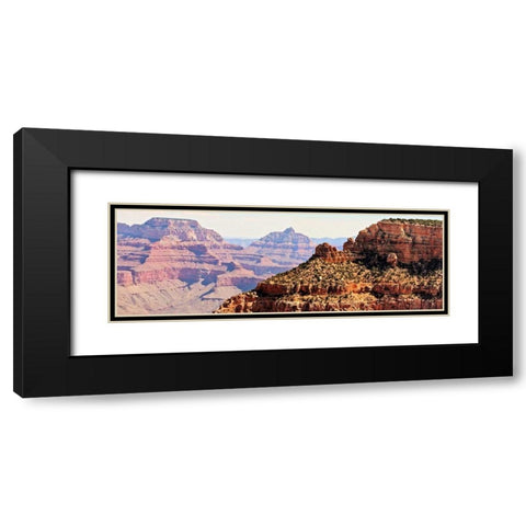 Grand Canyon Panorama V Black Modern Wood Framed Art Print with Double Matting by Coomes, Sylvia