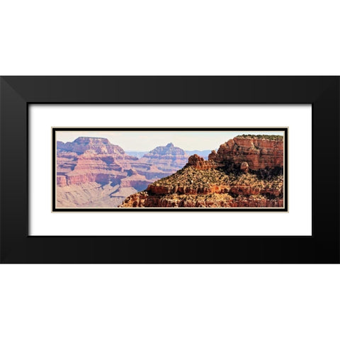 Grand Canyon Panorama V Black Modern Wood Framed Art Print with Double Matting by Coomes, Sylvia