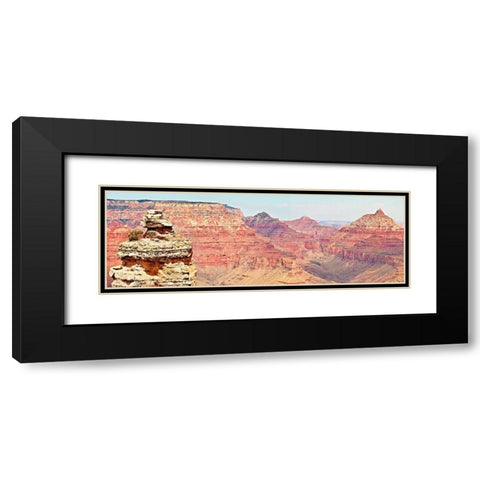 Grand Canyon Panorama VI Black Modern Wood Framed Art Print with Double Matting by Coomes, Sylvia