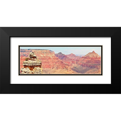Grand Canyon Panorama VI Black Modern Wood Framed Art Print with Double Matting by Coomes, Sylvia