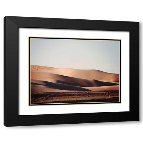 Sand Dunes II Black Modern Wood Framed Art Print with Double Matting by Coomes, Sylvia