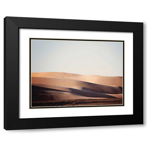 Sand Dunes III Black Modern Wood Framed Art Print with Double Matting by Coomes, Sylvia