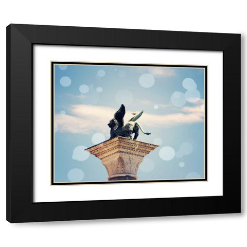 Venice Bokeh XI Black Modern Wood Framed Art Print with Double Matting by Coomes, Sylvia