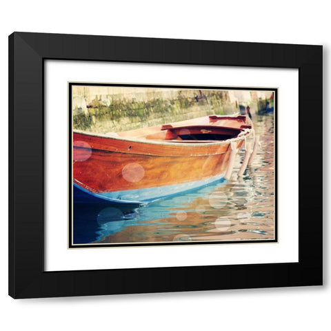 Venice Bokeh XII Black Modern Wood Framed Art Print with Double Matting by Coomes, Sylvia