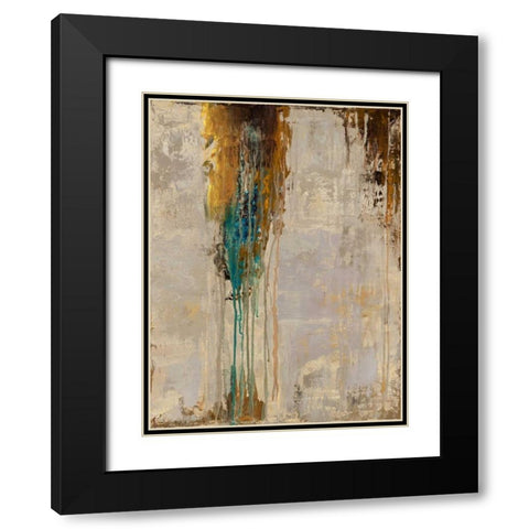 Infinite Time II Black Modern Wood Framed Art Print with Double Matting by joy, Julie