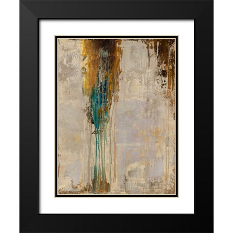Infinite Time II Black Modern Wood Framed Art Print with Double Matting by joy, Julie