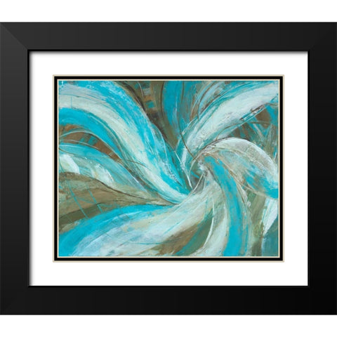 Freedom Flow I Black Modern Wood Framed Art Print with Double Matting by joy, Julie
