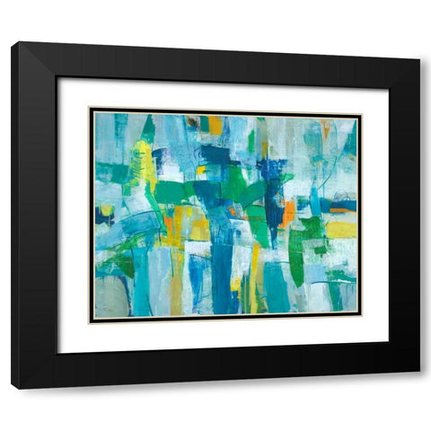 Our Dance I Black Modern Wood Framed Art Print with Double Matting by joy, Julie