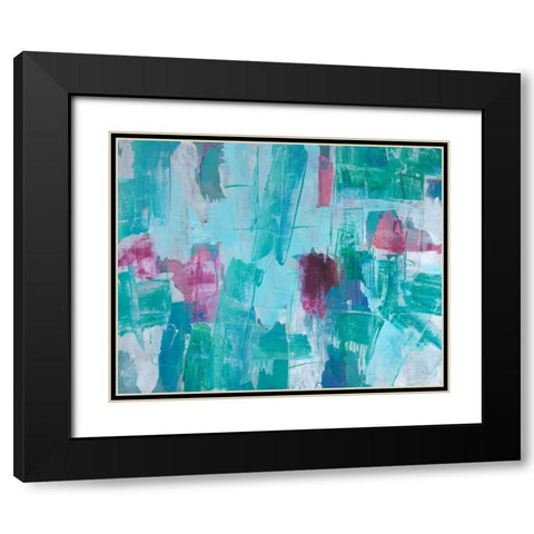 Our Dance II Black Modern Wood Framed Art Print with Double Matting by joy, Julie