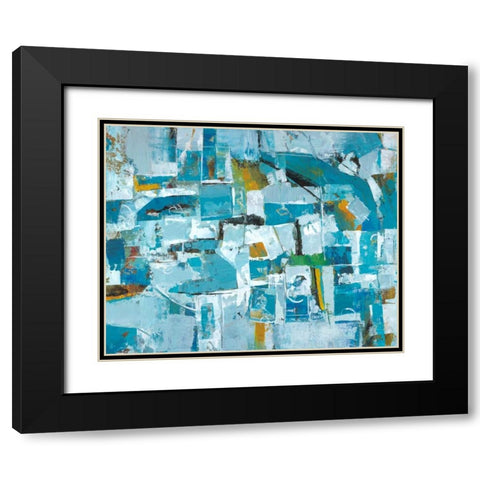 Our Dance III Black Modern Wood Framed Art Print with Double Matting by joy, Julie