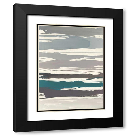 Watching for Sea and Sky  Black Modern Wood Framed Art Print with Double Matting by Delamater, Rob