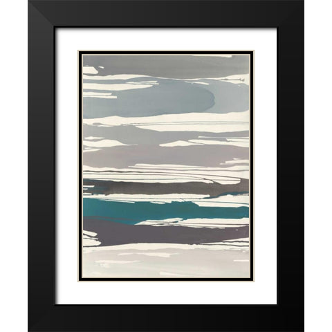 Watching for Sea and Sky  Black Modern Wood Framed Art Print with Double Matting by Delamater, Rob