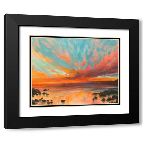 The Eternity of Things Black Modern Wood Framed Art Print with Double Matting by Quin, Marabeth
