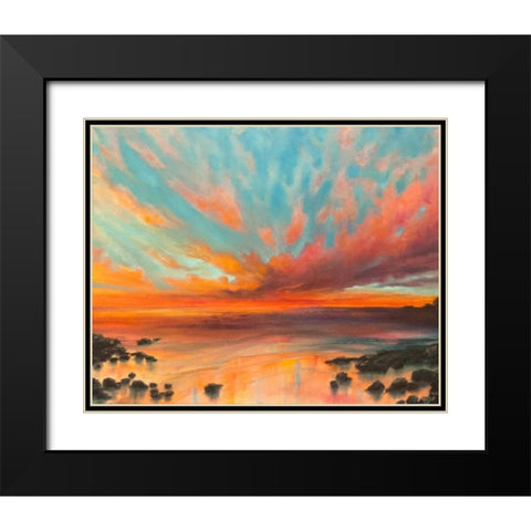 The Eternity of Things Black Modern Wood Framed Art Print with Double Matting by Quin, Marabeth