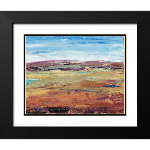 Terra Vista I Black Modern Wood Framed Art Print with Double Matting by OToole, Tim
