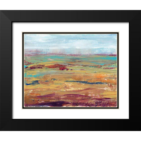 Terra Vista II Black Modern Wood Framed Art Print with Double Matting by OToole, Tim