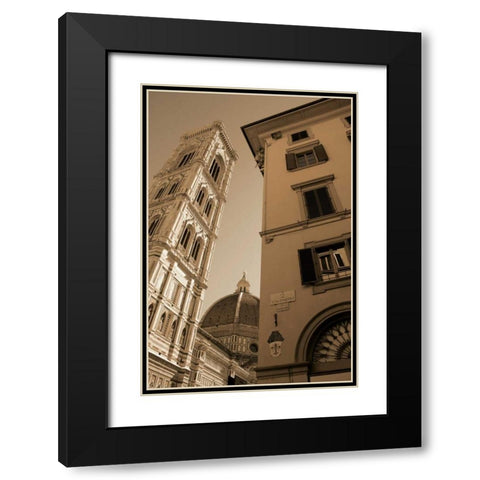 Architettura di Italia II Black Modern Wood Framed Art Print with Double Matting by Perkins, Greg