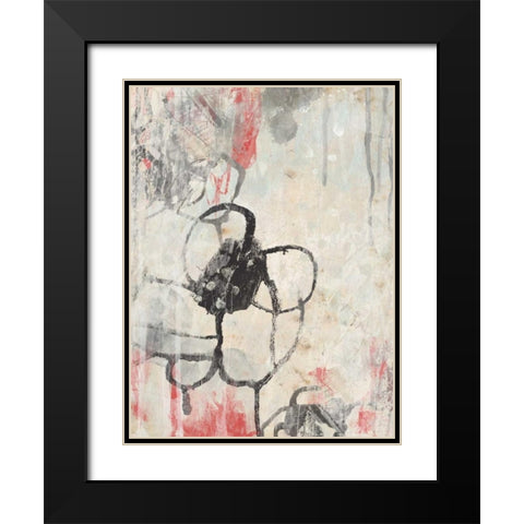 Surface Tension II Black Modern Wood Framed Art Print with Double Matting by Vess, June Erica