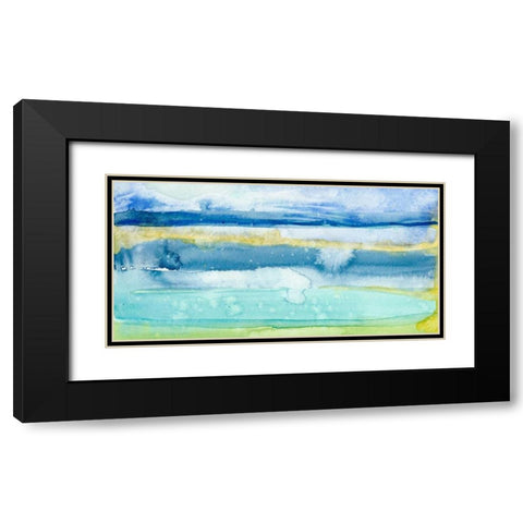 Gulf Shore II Black Modern Wood Framed Art Print with Double Matting by Ludwig, Alicia