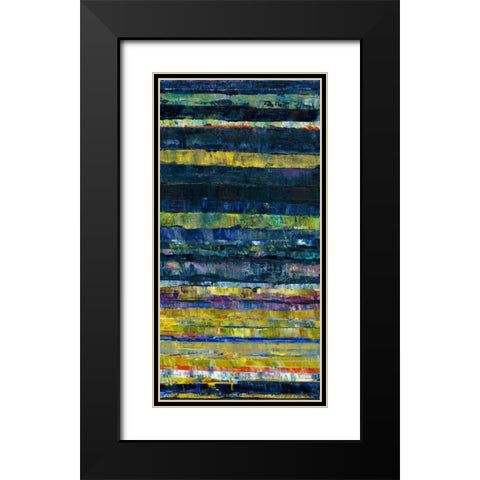Light on Water II Black Modern Wood Framed Art Print with Double Matting by Fuchs, Jodi