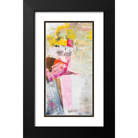 Relocation I Black Modern Wood Framed Art Print with Double Matting by Fuchs, Jodi