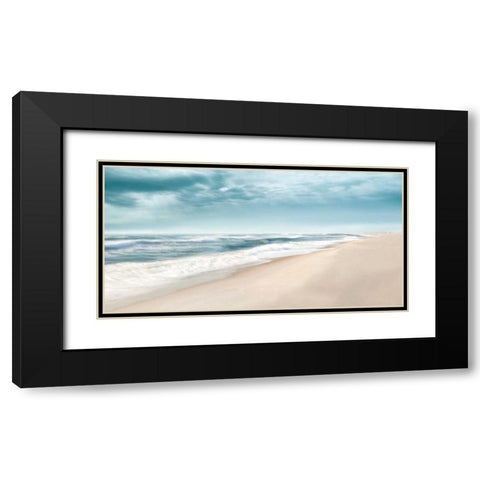 Hamptons I Black Modern Wood Framed Art Print with Double Matting by McLoughlin, James