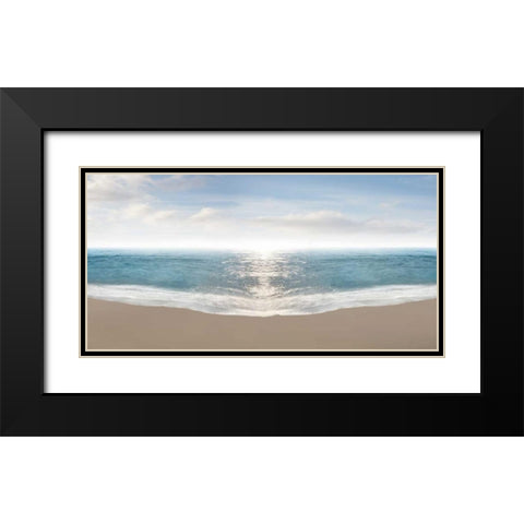 Hamptons III Black Modern Wood Framed Art Print with Double Matting by McLoughlin, James