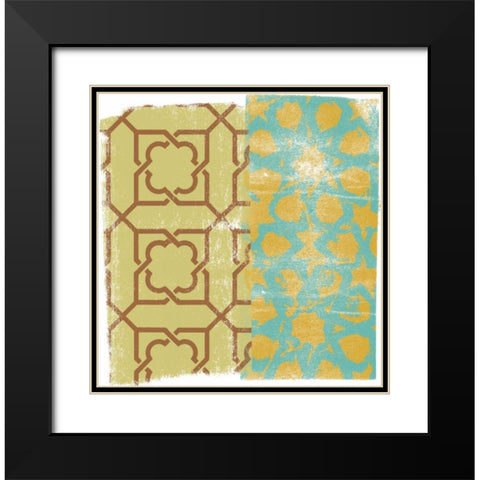 Moorish Study II Black Modern Wood Framed Art Print with Double Matting by Saunders, Alonzo