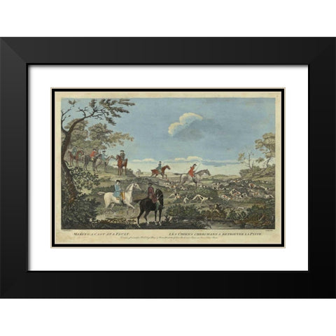 The Thrill of the Chase III Black Modern Wood Framed Art Print with Double Matting by Unknown