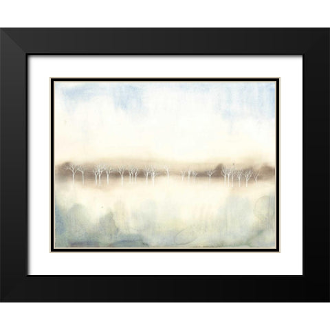 Mid Morning Mist II Black Modern Wood Framed Art Print with Double Matting by Popp, Grace