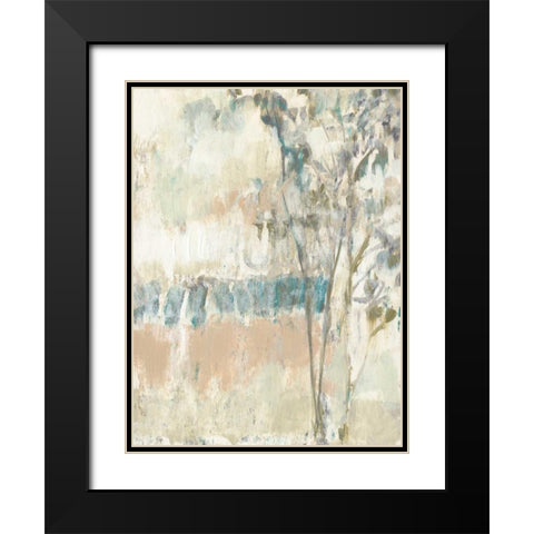 Ethereal Tree II Black Modern Wood Framed Art Print with Double Matting by Goldberger, Jennifer