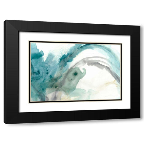 Hydro III Black Modern Wood Framed Art Print with Double Matting by Vess, June Erica