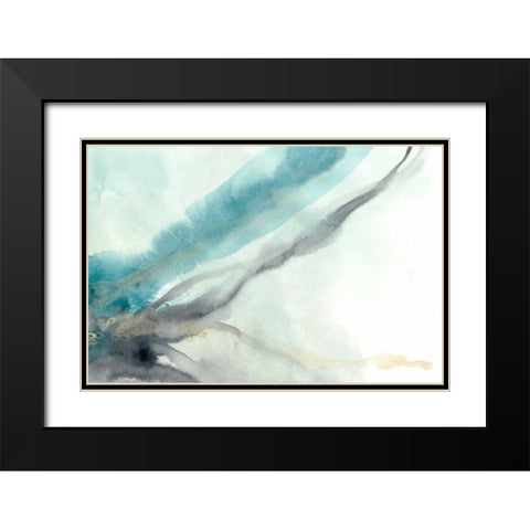 Hydro IV Black Modern Wood Framed Art Print with Double Matting by Vess, June Erica