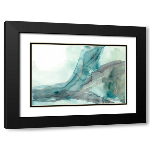 Hydro VI Black Modern Wood Framed Art Print with Double Matting by Vess, June Erica