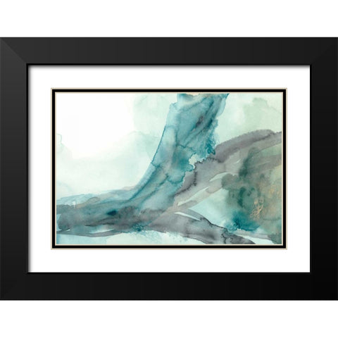 Hydro VI Black Modern Wood Framed Art Print with Double Matting by Vess, June Erica