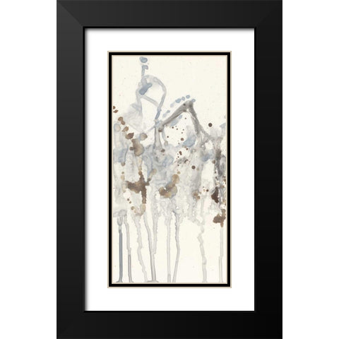 Neutral Spray II Black Modern Wood Framed Art Print with Double Matting by Goldberger, Jennifer